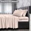 LUX Décor Twin XL Bettlaken-Set, 3-teilig, ultraweiches Mikrofaser-Bettlaken mit Bettlaken, 40,6 cm tiefem Spannbetttuch und Kissenbezug, kühlend und atmungsaktiv, Hotel-Luxus, Oeko-TEX - Babyrosa