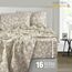 LUX Décor Bettwäsche-Set für King-Size-Betten – 4-teiliges ultraweiches Mikrofaser-Bettlaken mit Bettlaken, 40,6 cm tiefem Spannbetttuch und Kissenbezügen, atmungsaktiv, Schlafzimmer-Dekor, Oeko-TEX