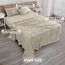 LUX Décor Bettwäsche-Set für King-Size-Betten – 4-teiliges ultraweiches Mikrofaser-Bettlaken mit Bettlaken, 40,6 cm tiefem Spannbetttuch und Kissenbezügen, atmungsaktiv, Schlafzimmer-Dekor, Oeko-TEX
