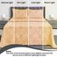 LUX Décor Paisley Queen-Bettwäsche-Set, 6-teilig, ultraweiches Mikrofaser, Bettlaken mit 40,6 cm tiefem Spannbetttuch und 4 Kissenbezügen, atmungsaktiv, Schlafzimmer-Dekor, Oeko-TEX - Taupe