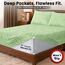 LUX Décor Paisley Bettwäsche-Set für Doppelbett, 4-teiliges ultraweiches Mikrofaser-Bettlaken mit Bettlaken, 40,6 cm tiefem Spannbetttuch und 2 Kissenbezügen, atmungsaktiv, Schlafzimmer-Dekor