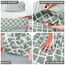 LUX Décor Quatrefoil Bettwäsche-Set für Doppelbett, 3-teiliges ultraweiches Mikrofaser-Bettlaken mit Bettlaken, 40,6 cm tiefem Spannbetttuch und Kissenbezügen, atmungsaktiv, Schlafzimmer-Dekor
