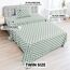 LUX Décor Quatrefoil Bettwäsche-Set für Doppelbett, 3-teiliges ultraweiches Mikrofaser-Bettlaken mit Bettlaken, 40,6 cm tiefem Spannbetttuch und Kissenbezügen, atmungsaktiv, Schlafzimmer-Dekor
