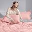 Basic Beyond Bettwäsche-Set für King-Size-Bett, wendbar, für alle Jahreszeiten, 1 Bettdecke (264,2 x 233,7 cm) und 2 Kissenbezüge (50,8 x 91,4 cm + 5 cm), Pink/Grau