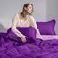 Basic Beyond Bettwäsche-Set für Queen-Size-Bett, wendbar, Bettdecke (223,5 x 233,7 cm) und 2 Kissenbezüge (50,8 x 66 cm + 5 cm), für alle Jahreszeiten, Violett/Flieder