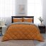 Basic Beyond Bettwäsche-Set für Queen-Size-Bett, wendbar, für alle Jahreszeiten, 2-teilig, Burnt Orange