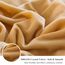 XeGe Luxuriöser zotteliger Bettbezug aus luxuriösem und ultraweichem Kristallsamt, 1 Stück (1 x Kunstfell-Bettbezug), Reißverschluss (King-Size-Bett, Camel)