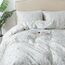 HoneiLife Botanical Bettbezug-Set für Queen-Size-Betten, 100 % Baumwolle, Blumen-Bettwäsche-Set, Wildblumen-Bettwäsche-Set für Queensize-Betten