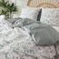 HoneiLife Bettwäsche-Set mit Blumenmuster für Queen-Size-Betten, 100 % Baumwolle, weiches botanisches Bettwäsche-Set mit Reißverschluss und Eckbändern, 3-teiliges Wildblumen-Bettwäsche-Set, Grün
