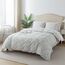 HoneiLife Botanical Bettbezug-Set für Queen-Size-Betten, 100 % Baumwolle, Blumen-Bettwäsche-Set, Wildblumen-Bettwäsche-Set für Queensize-Betten