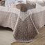 HoneiLife Bettwäsche-Set für King-Size-Betten, 3-teilig, Mikrofaser, wendbar, Tagesdecke, Patchwork-Decke, Blumen-Bettwäsche-Set für alle Jahreszeiten, Quilts, Spleißen Mokka-Rose, King-Size-Größe