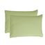 Sfoothome Bettwäsche Bettbezug Bettlaken-Set mit 4 Klammern, tiefe Taschen, 2 extra Kissenbezüge, knitterfrei, fleckenabweisend, 6-teilig Full Sage Green-4 Pieces