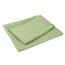 Sfoothome Bettwäsche Bettbezug Bettlaken-Set mit 4 Klammern, tiefe Taschen, 2 extra Kissenbezüge, knitterfrei, fleckenabweisend, 6-teilig Full Sage Green-4 Pieces