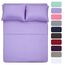 Best Season Bed Sheet Set, luxucy Weichsten Mikrofaser Bettwäsche Platinum Collection Deep Pocket Falten und farbbeständige 4 Stück, Mikrofaser, Lavendel, Volle Größe
