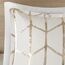 Intelligent Design Raina Bettwäsche-Set, King/Cal King, Elfenbein/Gold