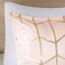 Intelligent Design Raina Tröster Set Metallischer Druck Geometrisches Design Modern Trendy Ganzjahres-Bettwäscheset Matching Sham Decorative Pillow Blush/Gold Full/Queen 5-teilig