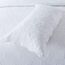 HoneiLife Bettwäsche-Set für King-Size-Betten, 3-teilig, Bestickt, Mikrofaser, wendbar, leicht, Paisleymuster, Bettwäsche-Set für alle Jahreszeiten, Weiß