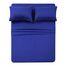 Best Season Bed Sheet Set, luxucy Weichsten Mikrofaser Bettwäsche Platinum Collection Deep Pocket Falten und farbbeständige 4 Stück, Mikrofaser, königsblau, Volle Größe
