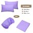 Best Season Bed Sheet Set, luxucy Weichsten Mikrofaser Bettwäsche Platinum Collection Deep Pocket Falten und farbbeständige 4 Stück, Mikrofaser, Lavendel, Queen