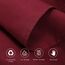 Best Season Bed Sheet Set, luxucy Weichsten Mikrofaser Bettwäsche Platinum Collection Deep Pocket Falten und farbbeständige 4 Stück, Mikrofaser, burgunderfarben, Queen
