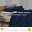 Dreaming Wapiti Bettbezug für King-Size-Bett, gewaschene Mikrofaser, marineblau, King-Size-Bettbezug-Set, einfarbig, mit Reißverschluss und Eckbändern (Marineblau, Kingsize-Bett)