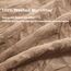 AveLom Taupe Bettbezug-Set für King-Size-Betten (264,2 x 228,6 cm), 3-teilig (1 Bettbezug, 2 Kissenbezüge), Seersucker-Streifen-Bettwäsche-Set aus weicher gewaschener Mikrofaser, strukturiert, mit