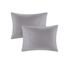Comfort Spaces Bettwäsche-Set für alle Jahreszeiten, passender Kissenbezug Twin XL rot/grau