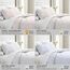 Southshore Fine Living, Inc. Bettwäsche-Set für Doppelbett, weiche Decke, schmutzabweisend, Ganzjahres-Bettwäsche, Doppelbett/Einzelbett, graues Bettwäsche-Set mit 1 Kissenbezug, Hellgrau