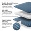 Southshore Fine Living, Inc. Bettwäsche-Set für Doppelbett, weiche Mikrofaser, flecken- und tierhaarbeständige Bettwäsche, XL-Doppeldecke mit Kissenbezug, Koronettblau
