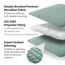 Vilano Springs, Premium-Qualität, weich, knitterfrei, farbecht und schmutzabweisend, Easy Case, Oversize-Bettbezug-Set mit 1 Steppdecke und 1 Kissenbezug, Twin / Twin XL, stahlblau