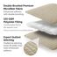 Vilano Springs, Premium-Qualität, weich, knitterfrei, farbecht und schmutzabweisend, Easy Case, übergroßes Bettbezug-Set mit 1 Steppdecke und 1 Kissenbezug, Twin-XL, Taupe