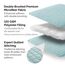 Southshore Fine Living, Inc. Bettwäsche-Set für Doppelbett, weiche Mikrofaser, Flecken- und tierhaarresistente Bettwäsche, XL/Doppelbett, blaues Steppdecken-Set mit 1 Kissenbezug, Himmelblau