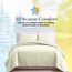 Southshore Fine Living, Inc. Bettwäsche-Set für Doppelbett, weiche gebürstete Mikrofaser, flecken- und tierhaarbeständige Bettwäsche, XL/Doppelbettgröße mit 1 Kissenbezug, cremefarben
