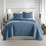 Vilano Springs, Premium-Qualität, weich, knitterfrei, verblasst nicht, fleckenresistent, einfache Hülle, für Queensize-Betten, Coronet Blue