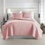 Southshore Fine Living, Inc. Genähtes Bettwäsche-Set für Doppelbett, XL-Bettwäsche-Set, Schlafsaal-Bettwäsche, schmutzabweisend, maschinenwaschbar, Tagesdecke, XL/Twin Pink Steppdecke mit Kissenbezug