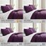 Southshore Fine Living, Inc. Quilts, Queen-Size-Bettdecken-Set, flecken- und tierhaarresistent, Tagesdecke, Queen-Size-Größe, leichte Tagesdecke mit 2 Kissenbezügen, Violett