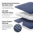 Southshore Fine Living, Inc. Quilts, Queen-Size-Bettwäsche-Set, knitterfrei, Flecken- und tierhaarresistent, pflegeleicht, Queen-Size-Bettüberwurf mit 2 Kissenbezügen, Dunkelblau