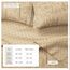 Great Bay Home Moonlight Ridge Steppdecken-Set Bettbezug (Full/Queen, Bärenberg-Szene)