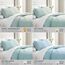 Southshore Fine Living, Inc. Bettwäsche-Set für Doppelbett, weiche Mikrofaser, Flecken- und tierhaarresistente Bettwäsche, XL/Doppelbett, blaues Steppdecken-Set mit 1 Kissenbezug, Himmelblau