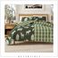 Great Bay Home Lodge Tagesdecke für King-Size-Bett, Steppdecke mit 2 Kissenbezügen, 3-teilig, wendbar, für alle Jahreszeiten, rustikale Steppdecke, Bettwäsche-Set, Kollektion Rio Ridge, Waldgrün