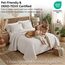 Vilano Springs, Premium-Qualität, weich, knitterfrei und lichtbeständig, einfacher Bezug, übergroßes Bettbezug-Set mit 1 Bettwäsche-Set und 2 Kissenbezügen, King-Size-Bett, Knochen