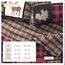 Great Bay Home Lodge Tagesdecke Full/Queen Size Quilt mit 2 Kissenbezügen. 3-teiliges wendbares Bettwäsche-Set für alle Jahreszeiten. Rustikale Steppdecke Stonehurst Collection (Rot/Schwarz)