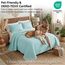 Southshore Fine Living, Inc. Bettwäsche-Set für Doppelbett, weiche Mikrofaser, Flecken- und tierhaarresistente Bettwäsche, XL/Doppelbett, blaues Steppdecken-Set mit 1 Kissenbezug, Himmelblau