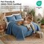 Vilano Springs, Premium-Qualität, weich, knitterfrei, verblasst nicht, fleckenresistent, einfache Hülle, für Queensize-Betten, Coronet Blue