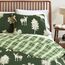 Great Bay Home Lodge Tagesdecke für King-Size-Bett, Steppdecke mit 2 Kissenbezügen, 3-teilig, wendbar, für alle Jahreszeiten, rustikale Steppdecke, Bettwäsche-Set, Kollektion Rio Ridge, Waldgrün