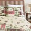Great Bay Home Lodge Bettwäsche-Set – 2-teiliges Bettwäsche-Set für Doppelbetten in XL-Größe, rustikales Bettwäsche-Set – leicht, wendbare Tagesdecke für alle Jahreszeiten, Lodge Patchwork