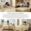Southshore Fine Living, Inc. Hochwertiges, weiches, knitterfreies und lichtbeständiges Bettwäsche-Set, übergroßes Bettbezug-Set mit 1 Bettwäsche-Set und 2 Kissenbezügen, Gold, Full/Queensize-Bett