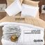 Utopia Bedding Bettbezug-Set Queen Size – 3-teilig mit Reißverschluss – 1 Bettdeckenbezug 228,6 x 228,6 cm & 2 Kissenbezüge 50,8 x 66 cm (10er Pack, Weiß) Bettdecke nicht enthalten.