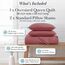Southshore Fine Living, Inc. Vilano Springs Hochwertige Qualität, weich, knitterfrei, verblassen und schmutzabweisend, Easy Cover, übergroße Bettbezug-Set mit 1 Bettbezug-Set und 2 Shams