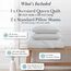 Southshore Fine Living, Inc. Queen-Size-Bettwäsche-Set in voller Größe mit 2 passenden Kissenbezügen, weiche Mikrofaser, leichte Steppdecke, Queen-Size-Decke, pflegeleicht, gesteppte Bettwäsche